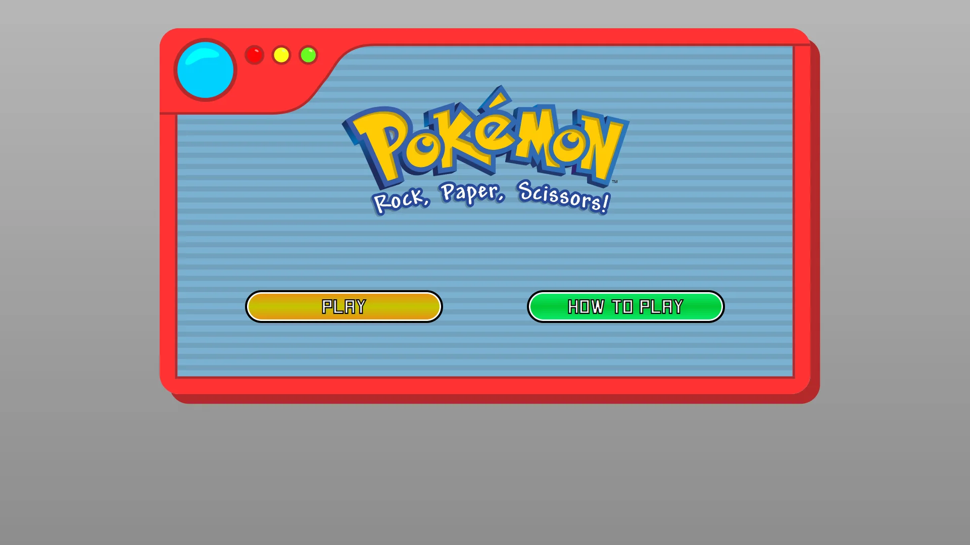 Pokemon rock, paper, scissors! PkmRTS